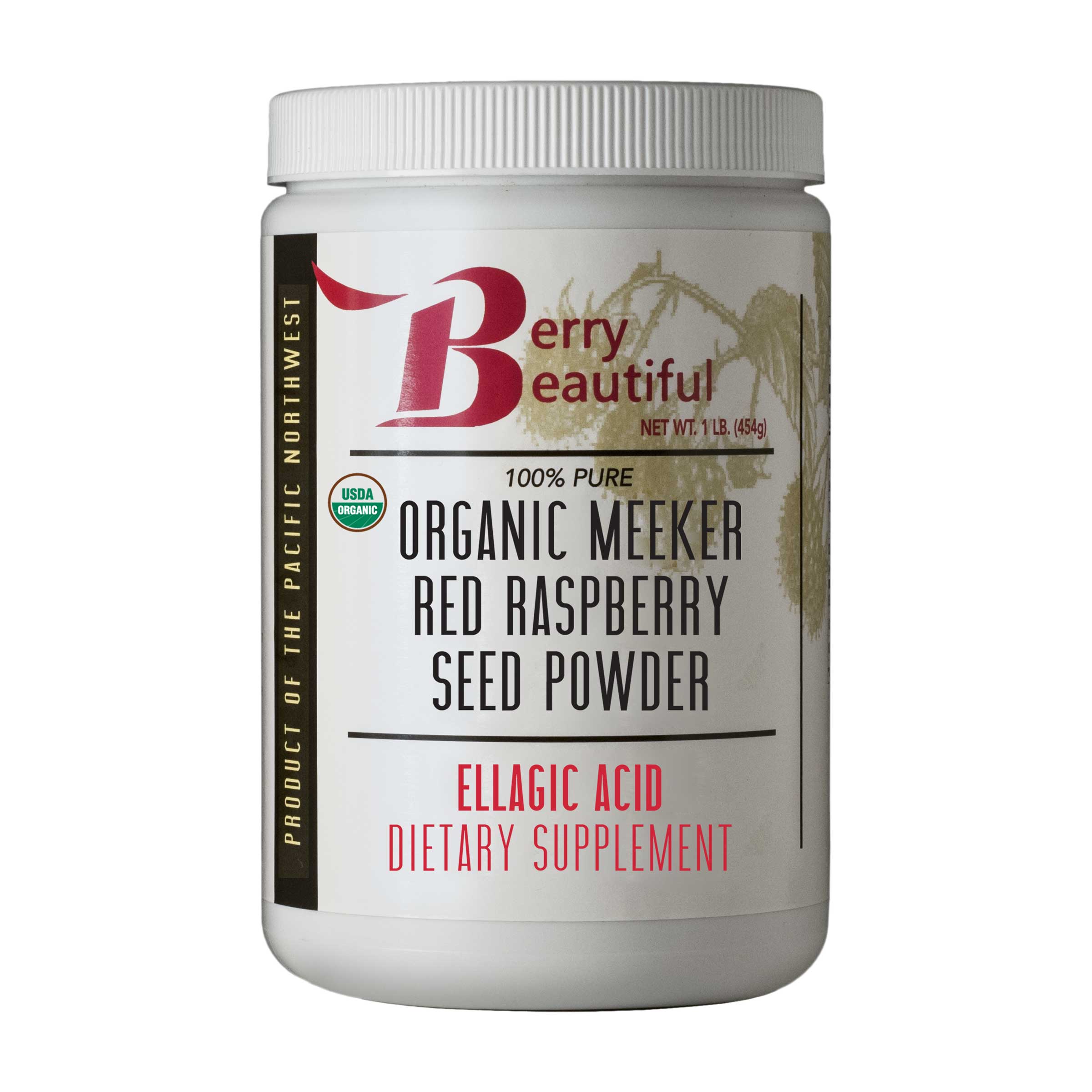 Certified Organic Red Raspberry Seed Powder