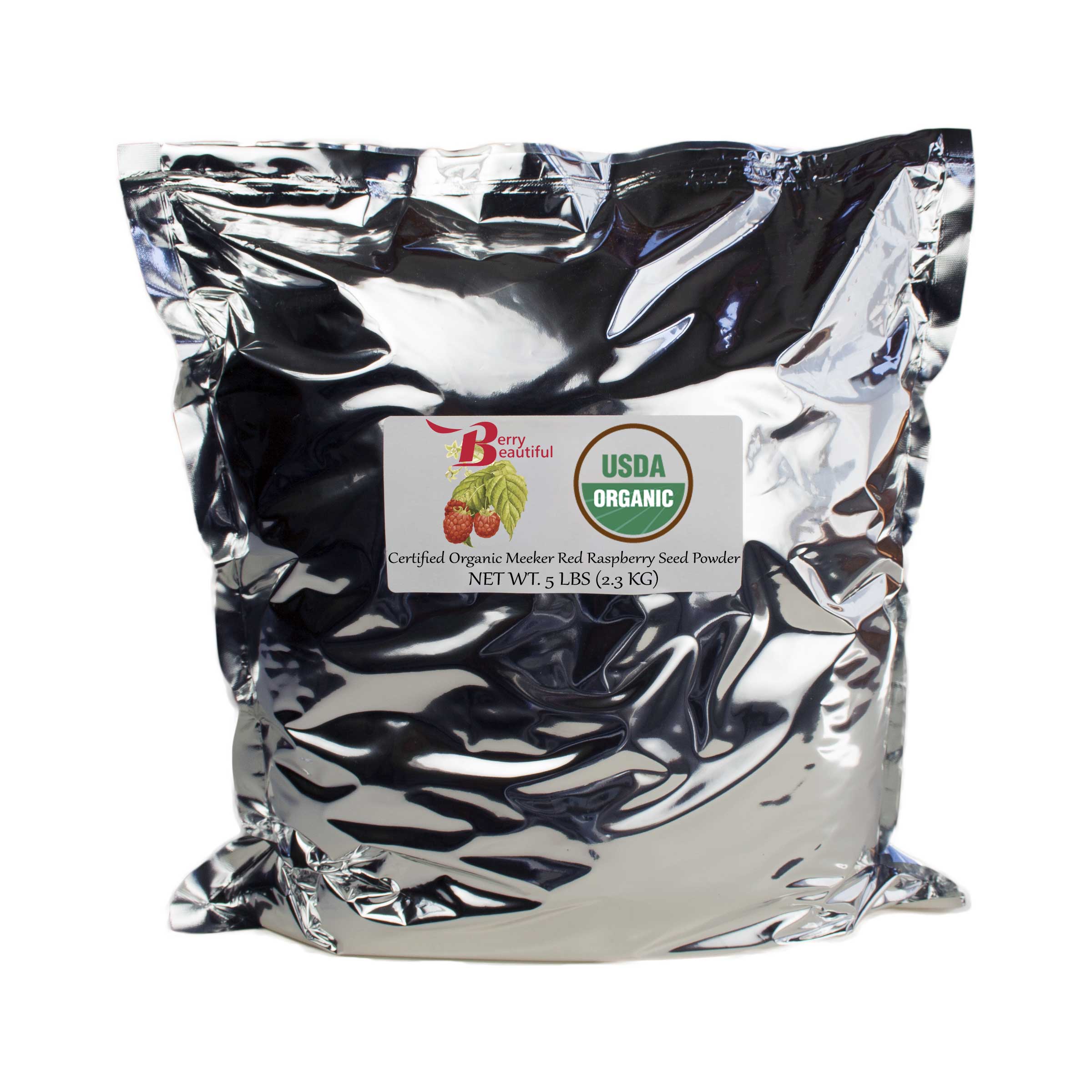 Certified Organic Red Raspberry Seed Powder